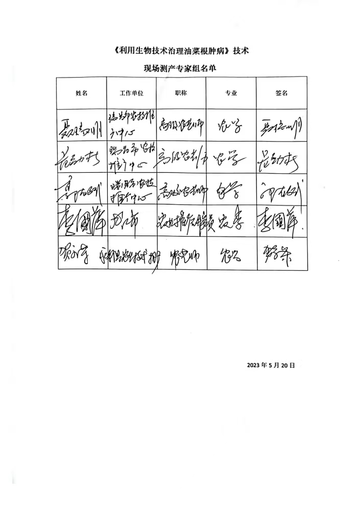 九江農(nóng)科院江滿霞2022-2023利用生物技術(shù)治理油菜根腫病測(cè)產(chǎn)測(cè)效報(bào)告。_01.jpg